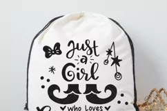 Just a girl who loves Christmas SVG cut file Product Image 3