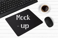 Mousepad Mockup psd &amp; jpeg | Office Desk Mouse Pad Mockup Product Image 1