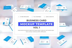 Business Card Mockup Template Bundle Vol 1 Product Image 1