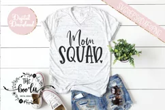 Mom Squad SVG EPS DXF PNG Motherhood Cut File Product Image 1