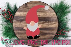 Santa Gnome - A Christmas Gnome SVG Product Image 4
