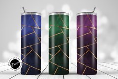 Skinny Tumbler Sublimation Luxury Wraps Product Image 1