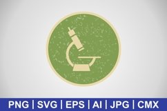 Vector Microscope Icon Product Image 1