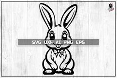 Easter Bunny SVG, Cute Baby animal Cut file Product Image 1