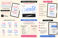Sketchy Lettering Brush for Procreate Product Image 2