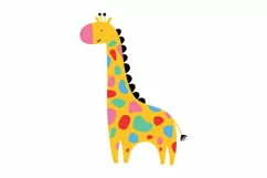 Cartoon giraffe. Children's illustration SVG/PNG/EPS/JPG Product Image 2