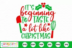 It's beginning to taste a lot like Chrtistmas SVG Product Image 2