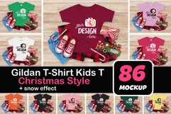 Gildan T-Shirt Kids T 002 CHRISTMAS Dark wood Product Image 1