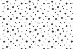 Flowers. 6 Seamless patterns. Product Image 10