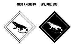 Iguana Road Signs Product Image 1