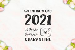 Quarantine Valentine SVG Bundle, Funny valentines day quotes Product Image 10