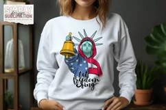 Statue of Liberty |Let Freedom Ring| Sublimation | Png Product Image 2
