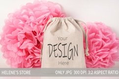 Valentines day gift sack Mockup, Blank Gift Bag Mock up, jpg Product Image 1