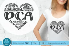 Personal care attendant svg, pca svg, caregiver svg, patient Product Image 1
