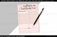 European travel bucket list template Product Image 3