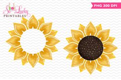 Sunflowers printable sublimation design Product Image 1