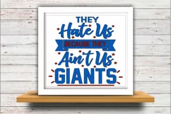 Football SVG DXF JPEG Silhouette Cameo Cricut giants svg mom Product Image 2