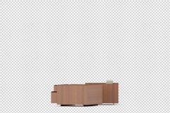 Isometric Arm Chair 3D isolated render Product Image 1