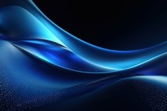 Abstract Blue Dotted Waves Background Wallpaper Product Image 1