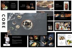 Core - Food Keynote Dark Template Product Image 8