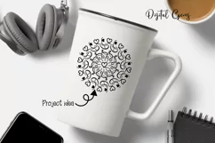 Dad mandala design SVG / PNG / DXF / PNG files Product Image 2