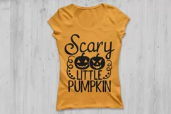Scary Little Pumpkin Svg, Halloween Svg, Pumpkin Svg. Product Image 2