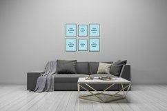 3D Interior Living Room Frame Mockup Product Image 2