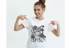 Kraken png octopus png sea monster boho sublimation Product Image 2