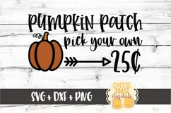 Pumpkin Patch Pick Your Own - Fall SVG PNG DXF Cut Files Product Image 2
