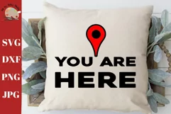 You are here doormat svg, DIY Welcome mat svg, Diy doormat Product Image 3