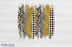 Brush strokes png, Sublimation png , Leopard print, Glitter Product Image 1