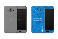 Samsung Galaxy J7 Duo Vinyl Skin Design Mockup 2018 Product Image 1