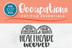 Healthcare worker svg, a health care worker svg for crafters Product Image 2