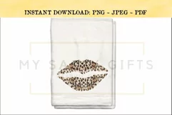 Lips Or Kiss Leopard Print and Southwestern PNG Product Image 2