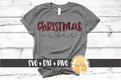 Christmas Vibes - Holiday SVG PNG DXF Cut Files Product Image 1