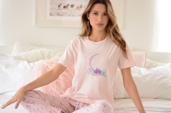 Floral Pink Moon Design for Sublimation Product Image 3