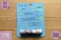 Fathers day Money card | Paper cutting | Money card SVG Product Image 4