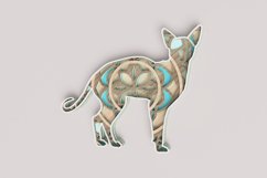 Cat Laser Cut File - Sphynx Cat Product Image 3