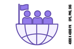 Colored Nation Icon Product Image 1