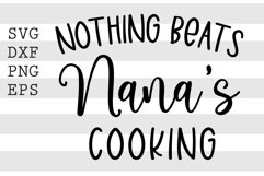 Nothing beats nana&#039;s cooking SVG Product Image 1