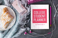 COLLEGE STUDENT PLANNER CUSTOMIZABLE CANVA TEMPLATE Product Image 6