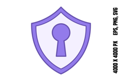 Colored Shield Icon Product Image 1