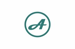 DA logo design vector template Product Image 1