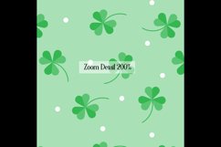 100 Seamless Clover Leaf St Patrick's day Digital Papers Product Image 6