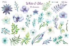 White and Blue - Free Design of The Week Product Image 6