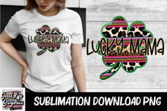 Sublimation Designs for t shirts-Lucky Mama St. Patrick’s Product Image 1