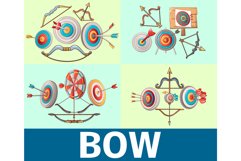 Bow pattern seamless, cartoon style Product Image 1
