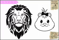 Lion and lion cub - Dad and daughter shirt design Product Image 2