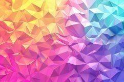 Holographic Low Poly Background Wallpaper Product Image 1