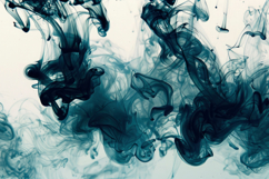 Blue Smoke with White Background Wallpaper Product Image 1